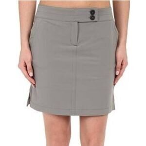 LOLE Lightweight Cassyope Golf Skort in Gray SZ 8